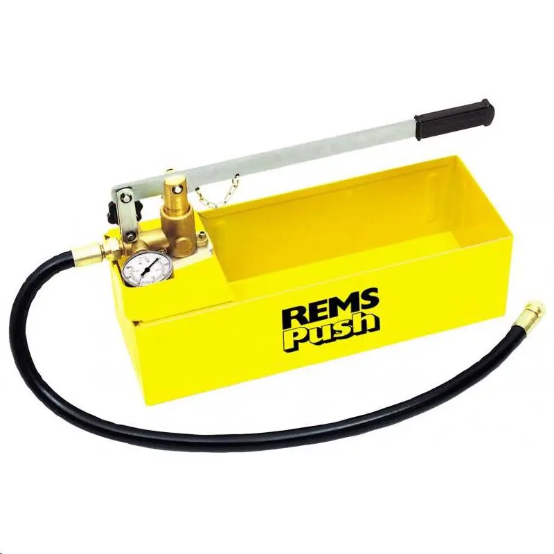 Manual pressure testing pump